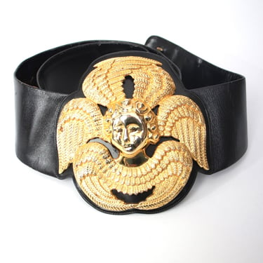 1960s Judith Leiber Angel Medallion Belt