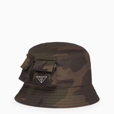 Prada Re-Nylon Camouflage Bucket Hat Men
