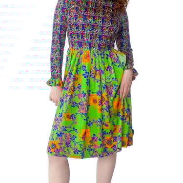 1960s Lilly Pulitzer Psychedelic Dress, sz. S