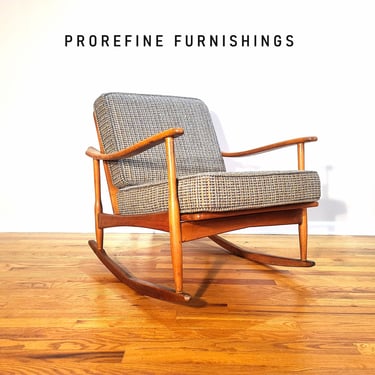 Mid Century Rocking Chair, Made in Italy 