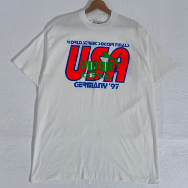 Vintage 1997 Puma World Street Soccer Finals T-Shirt Sz. XL