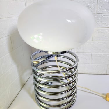 Vintage Spiral Table Lamp/ Ingo Maurer Style Table Lamp / Iconic Table Lamp/ Mid Century Lightning/ Retro Spiral Light/ Modern Lamp/ Germany 