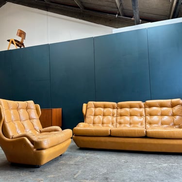Mid-Century Sofa and Lounge Chair by Englender