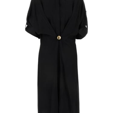 Loewe Women Back Crepe Pebble Dress