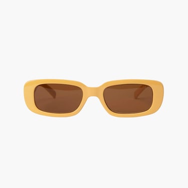 Kinn recycled sunglasses, mustard
