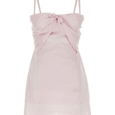 Prada Woman Pastel Pink Cotton Mini Dress