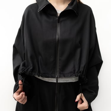 Cropped High Neck Jacket