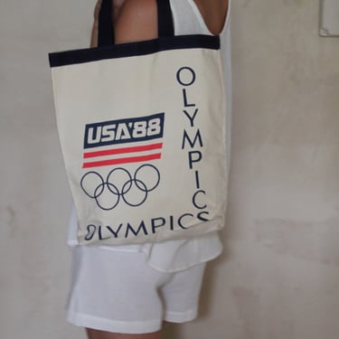 Incredible Vintage 1988 USA Olympics Tote