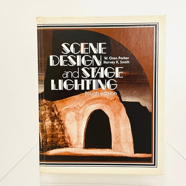 Vintage 1970s Scene Design & Stage Lighting 1979 College Coffee Table Art Text Book 