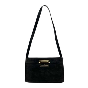 Gucci Black Suede Shoulder Bag