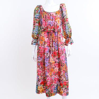 Garden Bouquet Peasant Dress II