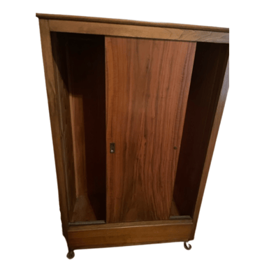 Mid-Century Armoire on Wheels