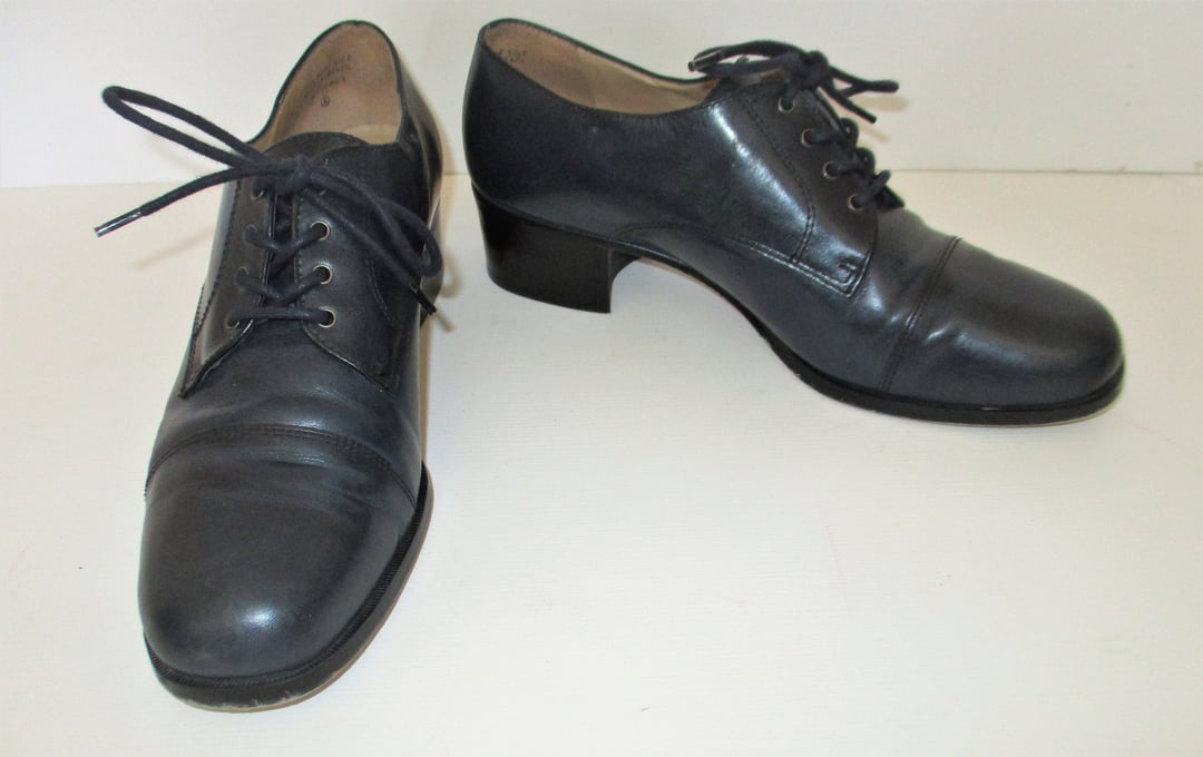 靴 90s-00s US Vintage Fade Leather Shoes Vintage 90's Y2K Era GBX Men's Brown Leather Shoes 045444