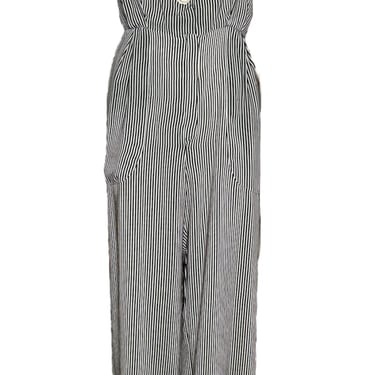 Oscar de la Renta Spring 2011 Nautical Striped Silk Jumpsuit