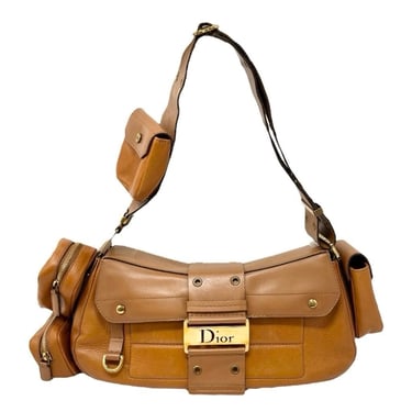 Dior Tan Leather Columbus Bag