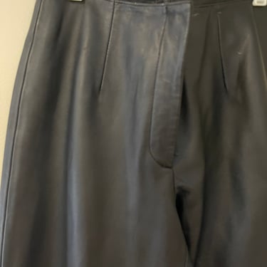 Vintage Leather High Waisted Pants 