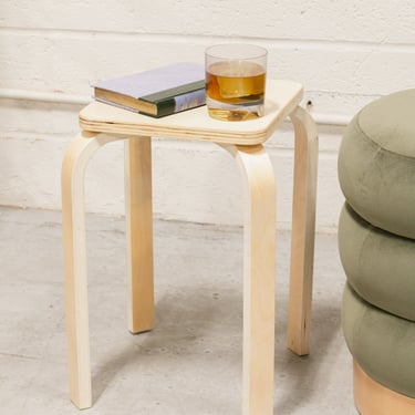 Blonde End Table