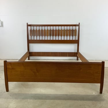 Mid-Century Double Bed Frame by Kipp Stewart for Drexel 