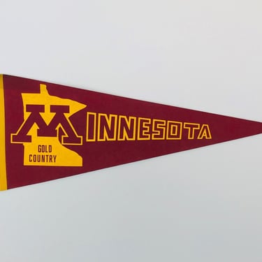 Vintage University of Minnesota Pennant 