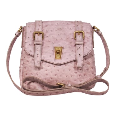 Marc by Marc Jacobs - Pink Faux Ostritch Embossed Leather Satchel