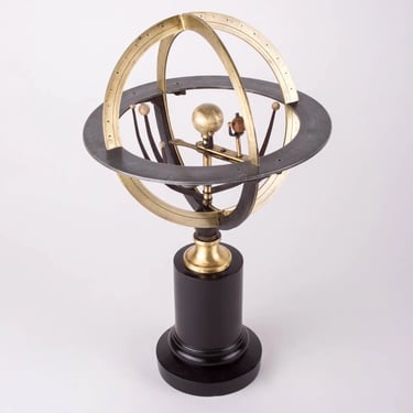French Copernican Armillary Sphere Brass Charles Dien 1830