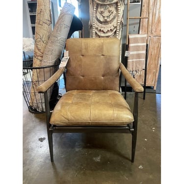 Final Sale-Tamra Leather Club Chair