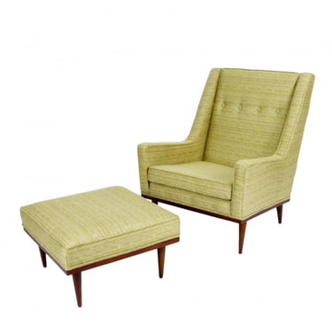 Milo Baughman for Thayer Coggin Chair and Ottoman