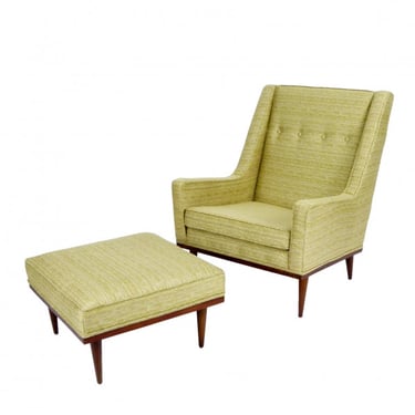 Milo Baughman for Thayer Coggin Chair and Ottoman