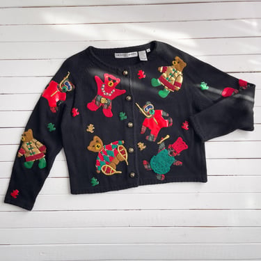 [90sヴィンテージ USA製] Michael Simon ハンド刺繍ベスト Vintage Michael Simon Will Spring Come Early? 1994 Sweater beaded