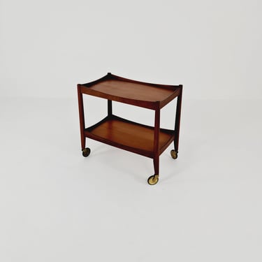 Midcentury Teak Vintage Side table/ Bedside table/ Night stand straight from the sixties By Opal 