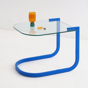 Postmodern Cantilever Side Table, 1980s 