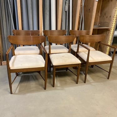 Set of 6 Vintage Mid Century Modern Dining Chairs