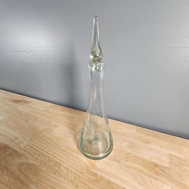 Mid Century Blenko Decanter Glass Vase 15" Tall 