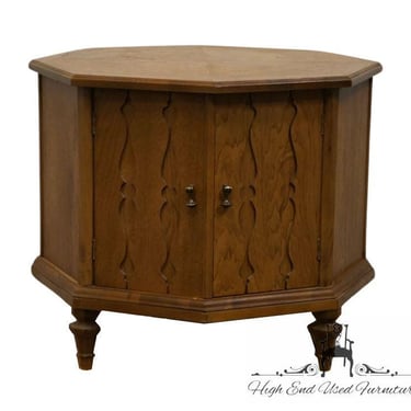 BASSETT FURNITURE Bookmatched Pecan Italian Neoclassical Tuscan Style 29