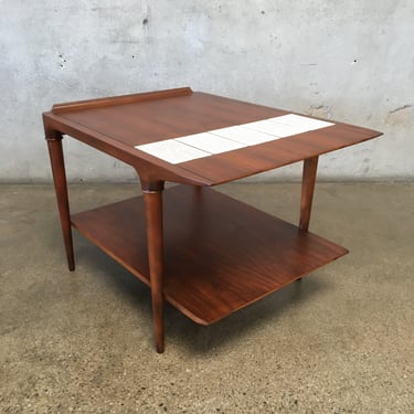 Cosmopolitan &quot;Lane&quot; End Table With Bottom Shelf