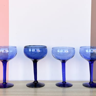 Set of Eight Cobalt Coupes