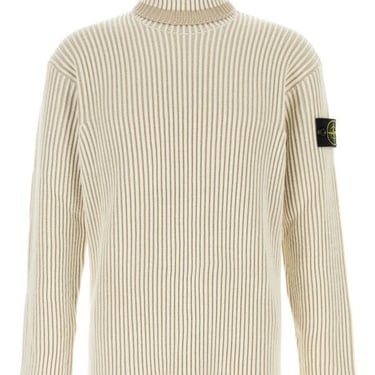 Stone Island Men Two-Tone Wool Sweater