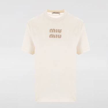 Miu Miu Sweatshirt Woman Beige Women