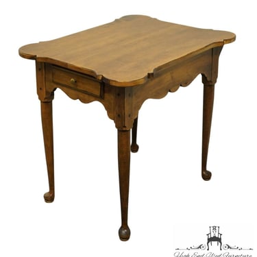 ETHAN ALLEN Circa 1776 Solid Hard Rock Maple Colonial / Early American 21" Accent End Table 18-8005 