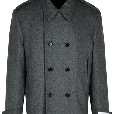 Dolce & Gabbana Grey Wool Blend Jacket Man