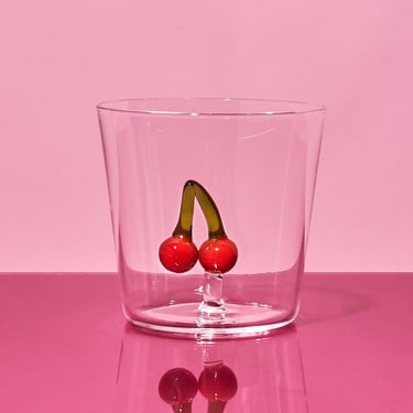 Fruit Tumbler Glass - Cherry