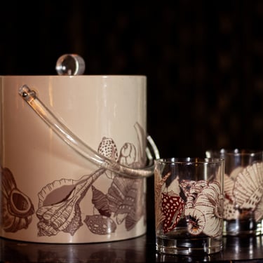 Tastesetter Shell Rocks Glasses and Ice Bucket