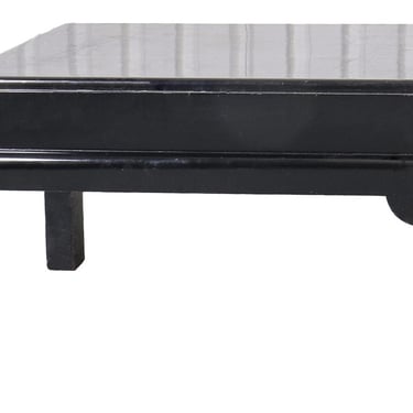 James Mont Asian Ebonized Tabouret Bench