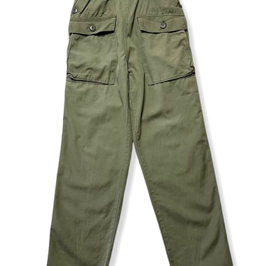 Vintage 1970s Women's OG-107 US Army Field Trousers / Pants ~ 22 Waist ~ Rip Stop Poplin ~ Military ~ XS / Extra Small ~ Utility 