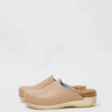 Shearling Contour Clog in Camel - No. 6