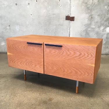 Mid Century Kofod Larsen for Faarup 2 Door Cabinet Media Console