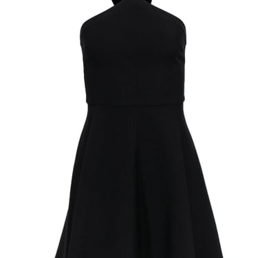 Likely - Black Sleeveless Fit &amp; Flare Dress w/ Crisscross Design Sz 0