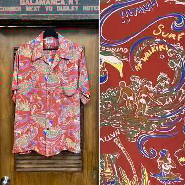 トップス 40s vintage cotton rayon shirt トップス 40s vintage cotton rayon shirt vintage 1940s 50s