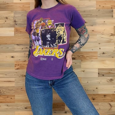 Los Angeles Lakers 1990 Vintage NBA Basketball Shirt 