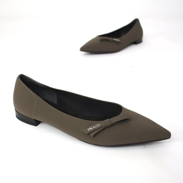 Prada Technical Fabric Ballet Flats*